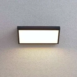 Abby Aplique De Pared Exterior W/Sensor Dark Grey/White - Lindby 10 Abby Aplique De Pared Exterior W/Sensor Dark Grey/White - Lindby -Mejor Iluminación Tienda 42510965612415