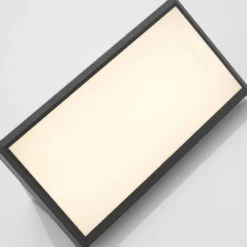 Abby Aplique De Pared Exterior W/Sensor Dark Grey/White - Lindby 11 Abby Aplique De Pared Exterior W/Sensor Dark Grey/White - Lindby -Mejor Iluminación Tienda 42510965612416