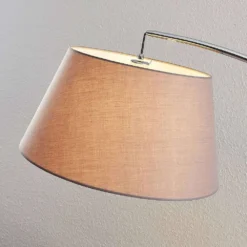 Evelyna Lámpara De Pie Grey/Chrome/Black - Lucande -Mejor Iluminación Tienda 42510965618456