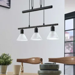 Delira 3 Lámpara Colgante Black - Lindby -Mejor Iluminación Tienda 42510965629965