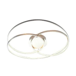 Ronka Lámpara De Techo Nickel - Lindby