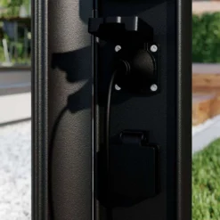 Corban Cover Up Lámpara Para Jardín W/2 Power Strip Graphite - Lucande -Mejor Iluminación Tienda 42510965736265