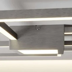 Duetto 3 Lámpara De Techo Nickel - Lindby -Mejor Iluminación Tienda 42510965739924