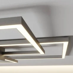 Duetto 3 Lámpara De Techo Nickel - Lindby -Mejor Iluminación Tienda 42510965739925