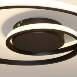 Kyron Lámpara De Techo Black - Lindby -Mejor Iluminación Tienda 42510965750643