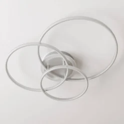 Tula Lámpara De Techo Smart Home Nickel - Lindby -Mejor Iluminación Tienda 42510965756513