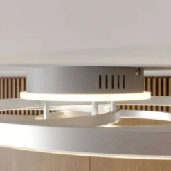 Tula Lámpara De Techo Smart Home Nickel - Lindby -Mejor Iluminación Tienda 42510965756514