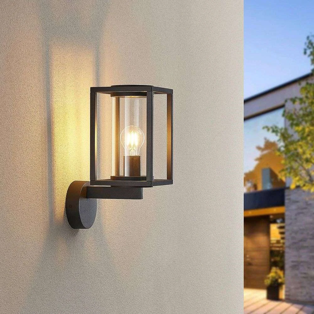 Ferda Up Aplique Exterior IP44 Graphite - Lucande 4 Ferda Up Aplique Exterior IP44 Graphite - Lucande - Imagen 4