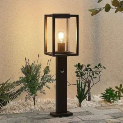 Ferda Lámpara Para Jardín W/Sensor H60 Graphite - Lucande -Mejor Iluminación Tienda 42510965760783