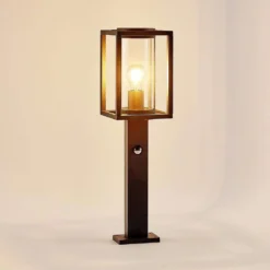 Ferda Lámpara Para Jardín W/Sensor H60 Graphite - Lucande -Mejor Iluminación Tienda 42510965760784