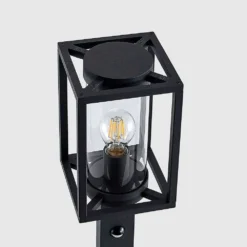 Ferda Lámpara Para Jardín W/Sensor H60 Graphite - Lucande -Mejor Iluminación Tienda 42510965760786