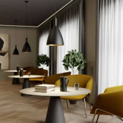 Arthuria 1 Lámpara Colgante Black/Gold - Arcchio -Mejor Iluminación Tienda 42510965779143