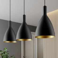 Arthuria 3 Lámpara Colgante Black/Gold - Arcchio -Mejor Iluminación Tienda 42510965779904