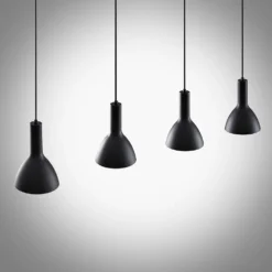 Cosmina 4 Lámpara Colgante Track Negro/Oro - Arcchio -Mejor Iluminación Tienda 42510965780105