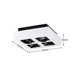 Vince Square 4 Lámpara De Techo White - Arcchio -Mejor Iluminación Tienda 42510965819974