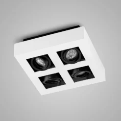 Vince Square 4 Lámpara De Techo White - Arcchio -Mejor Iluminación Tienda 42510965819976