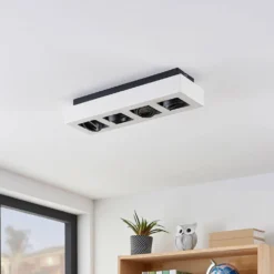 Vince 4 Lámpara De Techo Blanco/Negro - Arcchio -Mejor Iluminación Tienda 42510965820006