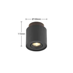 Walisa Lámpara De Techo Black/Clear - Arcchio -Mejor Iluminación Tienda 42510965884916