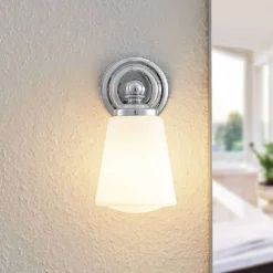 Mahdi Aplique De Pared Opal/Chrome - Arcchio -Mejor Iluminación Tienda 42510965915384