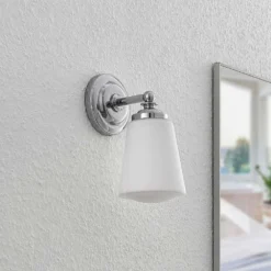 Mahdi Aplique De Pared Opal/Chrome - Arcchio -Mejor Iluminación Tienda 42510965915385