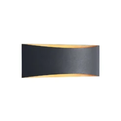 Danta Aplique De Pared Black/Gold - Arcchio