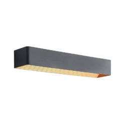 Karam Aplique De Pared M Black/Gold - Arcchio