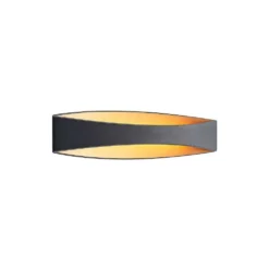 Jelle Aplique De Pared M Black/Gold - Arcchio