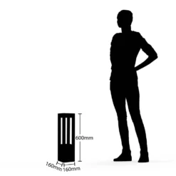 Lienna Lámpara Para Jardín H60 Dark Grey - Arcchio -Mejor Iluminación Tienda 42510965927406