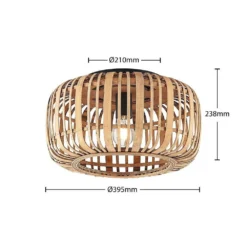 Canyana Lámpara De Techo Natur - Lindby -Mejor Iluminación Tienda 42510965965955