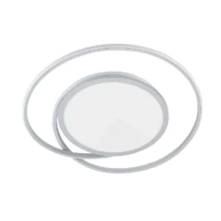 Noud Lámpara De Techo Dim. M Silver - Lucande