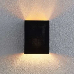 Lukani Aplique De Pared Black/Gold/Nickel - Lindby -Mejor Iluminación Tienda 42510965983396