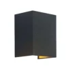 Lukani Aplique De Pared Black/Gold/Nickel - Lindby