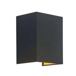 Lukani Aplique De Pared Black/Gold/Nickel - Lindby
