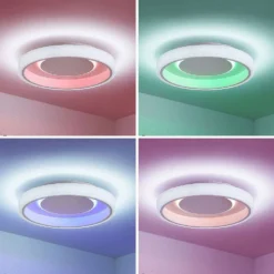 Wikani Lámpara De Techo White - Lindby -Mejor Iluminación Tienda 42510965993744