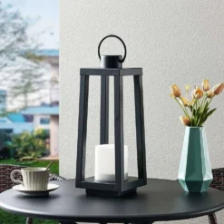 Oletta Lámpara Solar - Lindby -Mejor Iluminación Tienda 4251096599886lindby oletta solarleuchte dekoleuchte laterne4