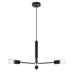 Imonis 3 Colgante Black - Lindby