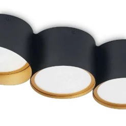 Kianush Lámpara De Techo Black - Lindby -Mejor Iluminación Tienda 42519117063216