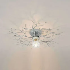 Vetki Lámpara De Techo Chrome - Lindby -Mejor Iluminación Tienda 42519117069944