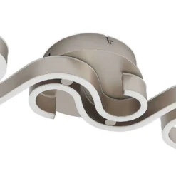 Admira Lámpara De Techo L51,7 Nickel - Lucande -Mejor Iluminación Tienda 42519117109156