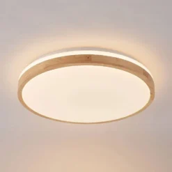 Emiva Top Lámpara De Techo Wood/White - Lindby -Mejor Iluminación Tienda 42519117119674