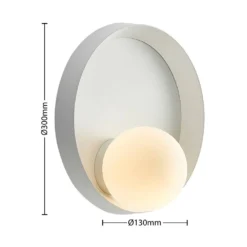 Andelina Aplique De Pared White/Opal - Lucande -Mejor Iluminación Tienda 42519117120943