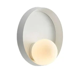 Andelina Aplique De Pared White/Opal - Lucande