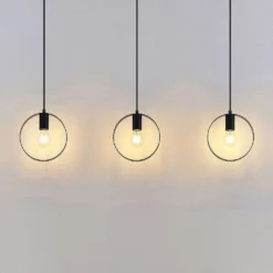 Shaima 3 Lámpara Colgante Black - Lindby -Mejor Iluminación Tienda 4251911712971 4