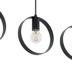 Shaima 4 Lámpara Colgante Black - Lindby -Mejor Iluminación Tienda 4251911712988 5