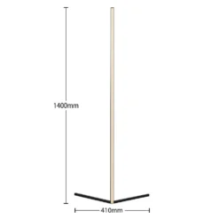 Jemma RGB Lámpara De Pie Black - Lindby -Mejor Iluminación Tienda 42519117130466