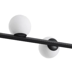 Emarin Long Lámpara Colgante Black/Opal - Lucande -Mejor Iluminación Tienda 42519117130845