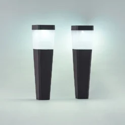 Hadrias Lámpara Solar Black/White - Lindby -Mejor Iluminación Tienda 42519117132685