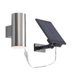 Maurun Solar Aplique De Pared Silver - Lindby