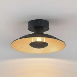 Narisara Lámpara De Techo Ø20 Black/Gold - Lindby -Mejor Iluminación Tienda 42519117135105