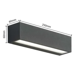 Lengo Down Aplique Exterior L25 Graphite - Arcchio -Mejor Iluminación Tienda 42519117140743